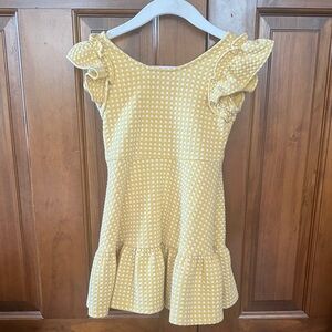 Janie and Jack Sunny Gingham Ruffle Dress